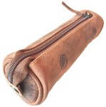 PIÓRNIK TUBA ETUI SASZETKA NA SUWAK SKÓRA VINTAGE GREENBURRY 1789-2