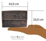 PORTFEL DUŻY DAMSKI KLASYCZNY SKÓRA VINTAGE GREENBURRY 1790-25