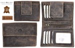 PORTFEL DUŻY DAMSKI KLASYCZNY SKÓRA VINTAGE GREENBURRY 1790-25