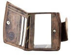 PORTFEL PION DAMSKI SKÓRA VINTAGE GREENBURRY 1791-25