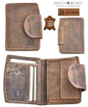 PORTFEL PION DAMSKI SKÓRA VINTAGE GREENBURRY 1791-25