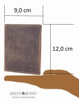 ETUI NA KARTY DOKUMENTY PORTFEL PION SKÓRA VINTAGE GREENBURRY 1794B-25