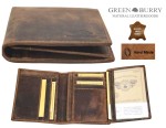 ETUI NA KARTY DOKUMENTY PORTFEL PION SKÓRA VINTAGE GREENBURRY 1794B-25