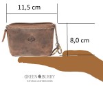 ETUI NA KLUCZE NA SUWAK SKÓRA VINTAGE GREENBURRY 1795-25