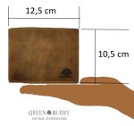 PORTFEL MĘSKI KLASYCZNY POZIOM SKÓRA VINTAGE GREENBURRY 1796-25