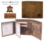 PORTFEL MĘSKI KLASYCZNY POZIOM SKÓRA VINTAGE GREENBURRY 1796-25
