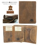PORTFEL MĘSKI KLASYCZNY PION SKÓRA VINTAGE GREENBURRY 1796A-25