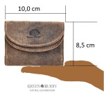 PORTFEL MAŁY DAMSKI SKÓRA VINTAGE GREENBURRY 1798-25