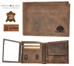 PORTFEL MĘSKI KLASYCZNY POZIOM SKÓRA VINTAGE GREENBURRY 1799-25