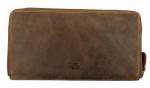 PORTFEL DUŻY DAMSKI NA SUWAK SKÓRA VINTAGE GREENBURRY 1831-25