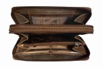 PORTFEL DUŻY DAMSKI NA SUWAK SKÓRA VINTAGE GREENBURRY 1831-25