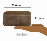 PORTFEL DUŻY DAMSKI NA SUWAK SKÓRA VINTAGE GREENBURRY 1831-25