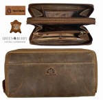 PORTFEL DUŻY DAMSKI NA SUWAK SKÓRA VINTAGE GREENBURRY 1831-25