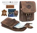 SASZETKA DO PASKA PORTFEL SKÓRA VINTAGE GREENBURRY 326-25