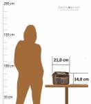 SASZETKA DO RĘKI MĘSKA SKÓRA VINTAGE GREENBURRY 1732-25