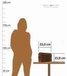 SASZETKA DO RĘKI MĘSKA SKÓRA VINTAGE GREENBURRY 1732M-25