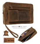 SASZETKA DO RĘKI MĘSKA SKÓRA VINTAGE GREENBURRY 1732M-25