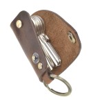ETUI NA KLUCZE NA ZATRZASK SKÓRA VINTAGE GREENBURRY 1560-25