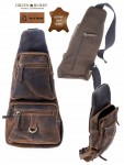 SASZETKA CROSSBAG PLECAK NA JEDNO RAMIĘ SKÓRA VINTAGE GREENBURRY 1613-25