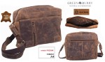 TORBA NA RAMIĘ MIEJSKA FORMAT A4 SKÓRA VINTAGE GREENBURRY 1653-25
