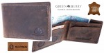 PORTFEL MINI NA KARTY I BANKNOTY POZIOM SKÓRA VINTAGE GREENBURRY 1660-25