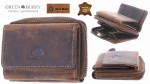 PORTFEL MINI NA SUWAK POZIOM SKÓRA VINTAGE GREENBURRY 1668-25