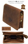 PORTFEL MINI NA SUWAK POZIOM SKÓRA VINTAGE GREENBURRY 1683-25
