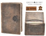 ETUI NA KARTY PORTFEL MINI SKÓRA VINTAGE GREENBURRY 1684-25