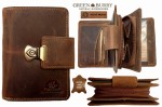 PORTFEL PION DAMSKI SKÓRA VINTAGE GREENBURRY 1704-25