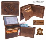 PORTFEL ZODIAK BARAN SKÓRA VINTAGE GREENBURRY 1705-WIDDER-25 ARIES