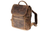 PLECAK Z KLAPĄ MIEJSCEM NA TABLET SKÓRA VINTAGE GREENBURRY 1544-25
