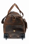 TORBA PODRÓŻNA WEEKENDOWA KÓŁKA SKÓRA VINTAGE GREENBURRY 1736-T-25 TROLLEY