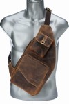 SASZETKA CROSSBAG PLECAK NA JEDNO RAMIĘ SKÓRA VINTAGE GREENBURRY 1559-25