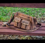 TOREBKA DAMSKA NA RAMIĘ SKÓRA VINTAGE GREENBURRY 1769-25