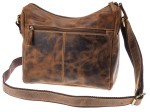 TOREBKA HOBO PRZEWIESZKA NA RAMIĘ SKÓRA VINTAGE GREENBURRY 1534-25