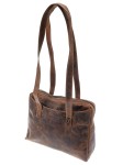 TORBA SHOPPER NA RAMIĘ SKÓRA VINTAGE GREENBURRY 1535-25