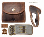 SASZETKA DO PASKA ŁADOWNICA NA NABOJE DLA MYŚLIWYCH SKÓRA VINTAGE GREENBURRY 1595-25