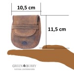 SASZETKA DO PASKA ŁADOWNICA NA NABOJE DLA MYŚLIWYCH SKÓRA VINTAGE GREENBURRY 1596-25