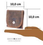 SASZETKA DO PASKA ŁADOWNICA NA NABOJE DLA MYŚLIWYCH SKÓRA VINTAGE GREENBURRY 1807-25