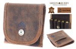 SASZETKA DO PASKA ŁADOWNICA NA NABOJE DLA MYŚLIWYCH SKÓRA VINTAGE GREENBURRY 1807-25