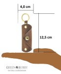ETUI NA KLUCZE NA ZATRZASK SKÓRA VINTAGE GREENBURRY 1561-25
