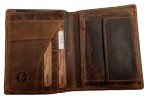 PORTFEL MĘSKI KLASYCZNY PION SKÓRA VINTAGE GREENBURRY 1701-RFID-25
