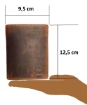 PORTFEL MĘSKI KLASYCZNY PION SKÓRA VINTAGE GREENBURRY 1701-RFID-25