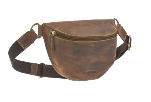 SASZETKA NERKA BIODROWA CROSS Z PASKIEM SKÓRA VINTAGE GREENBURRY 1743D-25