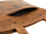 TORBA SHOPPER NA RAMIĘ SKÓRA VINTAGE GREENBURRY 1628-25