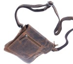 TORBA LISTONOSZKA NA RAMIĘ FORMAT A5 NA TABLET SKÓRA VINTAGE GREENBURRY 1650-25