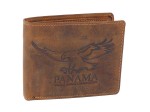 PORTFEL POZIOM Z WIZERUNKIEM ORŁA SKÓRA VINTAGE GREENBURRY 2796E-25 EAGLE PANAMA