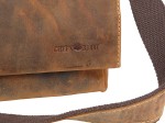 TORBA MIEJSKA NA RAMIĘ FORMAT A4 NA TABLET SKÓRA VINTAGE GREENBURRY 1632-25