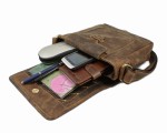TORBA NA RAMIĘ LISTONOSZKA FORMAT A5 SKÓRA VINTAGE GREENBURRY