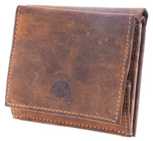 PORTFEL PORTMONETKA MONETNIK WIEDEŃSKI SKÓRA VINTAGE GREENBURRY 1808-25